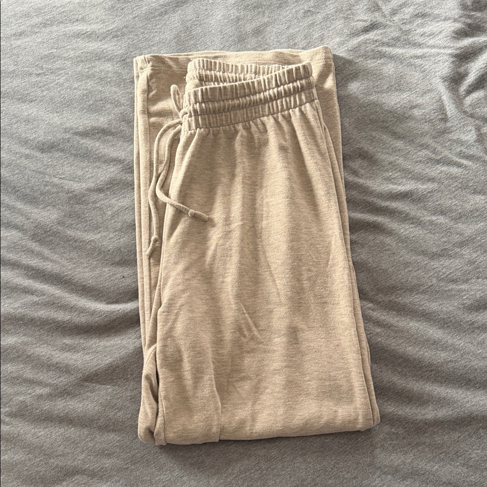 Wilfred Beige Drawstring Track Pants